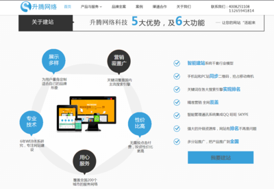 廣州升騰網絡的網站建設方案與網站設計解析